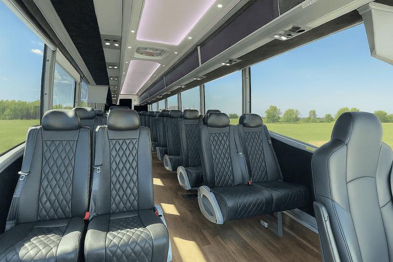 coach bus in Fishers